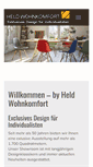 Mobile Screenshot of held-wohnkomfort.de